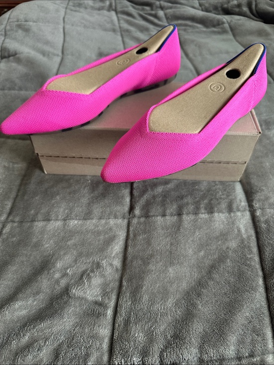 Rothy's Shoes - Rothy's "Dragon Fruit" Pointed Toe Flats